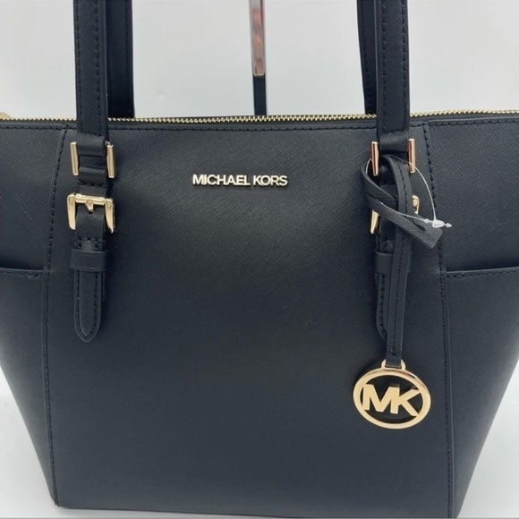Michael Kors Charlotte Tote Bag Black - Picture 2 of 8